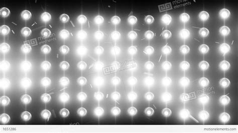Bright Flood Lights Background With Particles And Stock