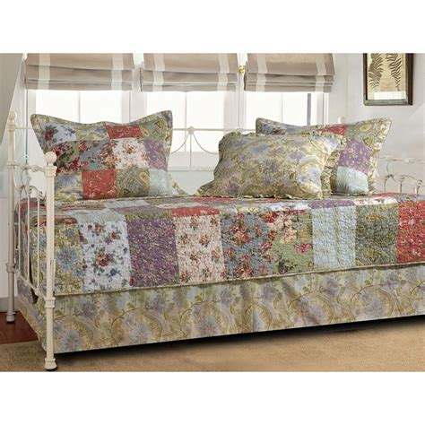 Ships free orders over $39. Greenland Home Fashions Blooming Prairie - 5 Piece Daybed ...
