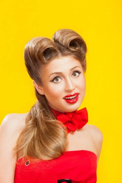 Pin Up Girl In American Style Stock Photo By ©meggan 30382081