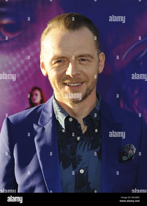 Film Premiere Of Ready Player One Featuring Simon Pegg Where Los