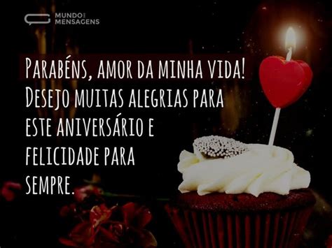 Parabéns E Felicidades Amor Da Minha Vida Mundo Das Mensagens