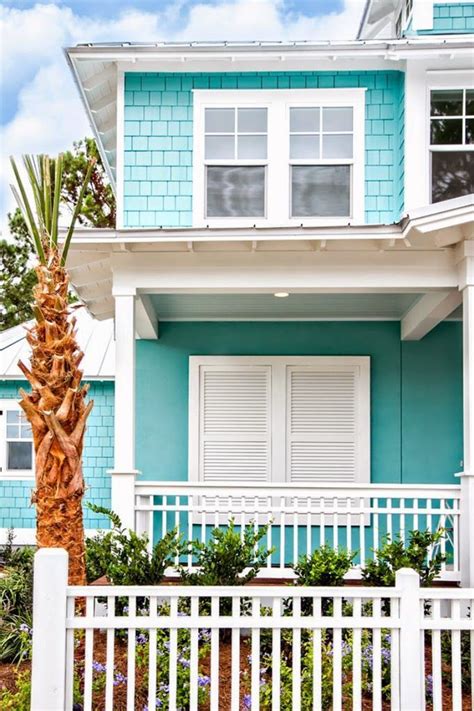 Image Result For Paint Color Cottage Teal Exterior Beach House
