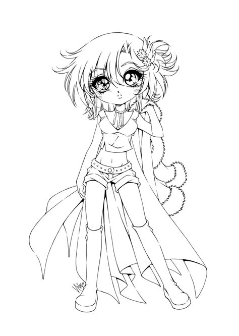 Gothic Anime Girl Coloring Pages Sketch Coloring Page