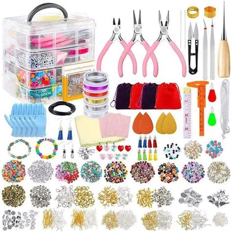 Jewelry Making Kit For Complete Bracelet Making Supplies Tool Etsy