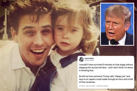 Hunter Bidens Daughter Naomi Says She Wouldve Slapped Trump During