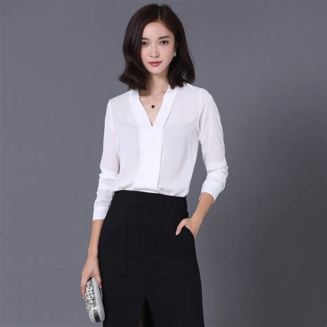 2019 Summer Kimono Women Blouse Korean Style Long Sleeve Office Women White Shirt Plus Size Work