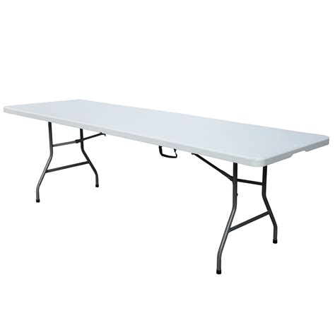 Plastic Development Group 816 Fold In Half 8 Foot Folding Banquet Table