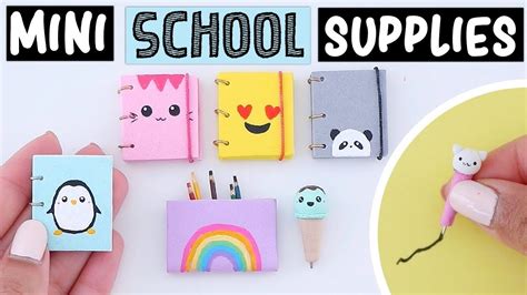 I Made Miniature School Supplies That Really Work Worlds Smallest