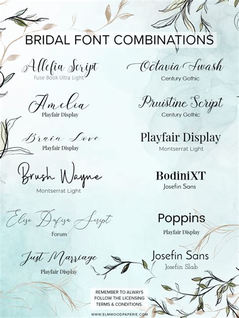 Best Wedding Fonts For Wedding Invitation Debbie Does Creations