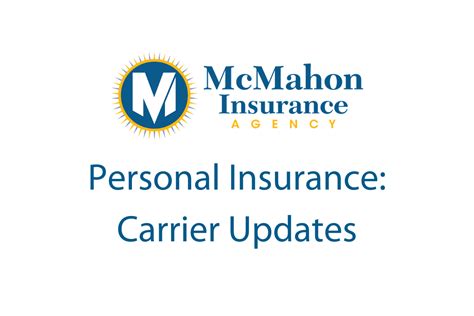 Jun 03, 2021 · an insurance provider for military families, usaa offers heavily discounted auto insurance policies to service members with an average annual savings of $725 when you switch. Personal Insurance: Carrier Updates | McMahon Insurance Agency | The Coverage You Need, The ...