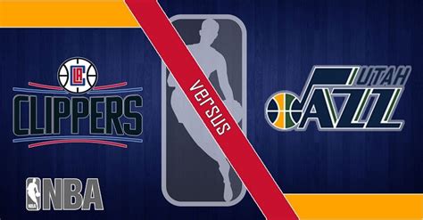 Clippers Vs Jazz Logo 2021 Playoffs West Semifinal Jazz 1 Vs Clippers
