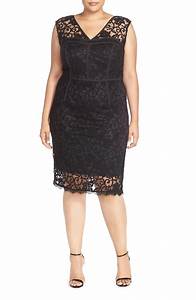  Papell Sleeveless Lace Cocktail Dress Plus Size Nordstrom