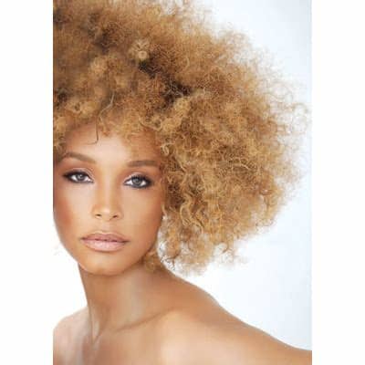 10 awesome blonde hairstyles for women with brown skin. afro hair dye