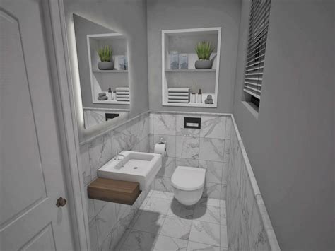 Guest Toilet Kori Interiors Minimal Style Bathroom Homify