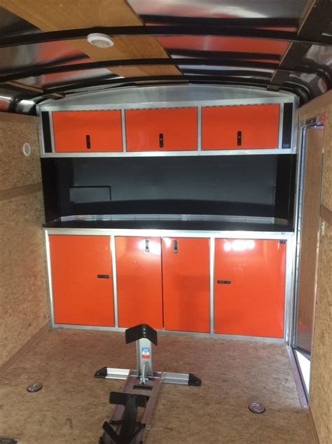 Aluminum Cabinets For Enclosed Trailers Shops 99500 For Sale On