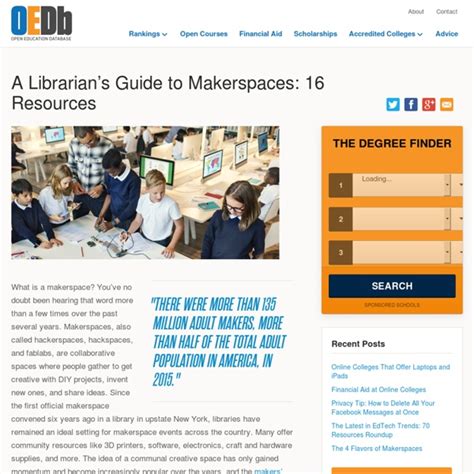 A Librarians Guide To Makerspaces 16 Resources Pearltrees