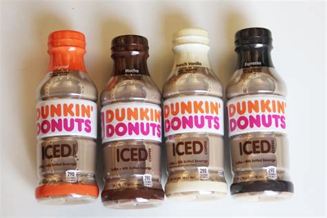 Dunkin Donuts Bottled Coffees Taste Test Popsugar Food