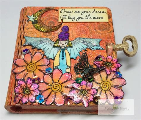 Isle Of Crafty Creations Altered Eclectics Bright And Quirky Atc Box