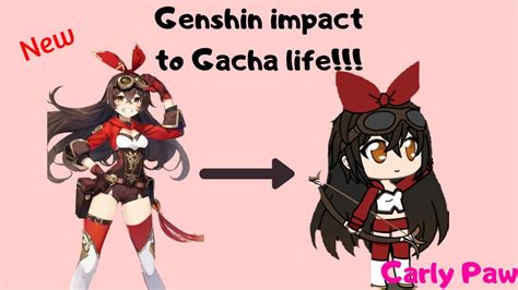 Genshin Impact Character Introduction In Gacha Life Version Part 1 Youtube