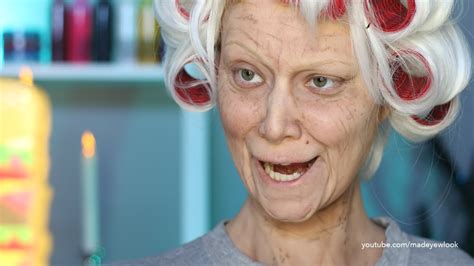 How To Create Old Lady Makeup Tutorial Pics