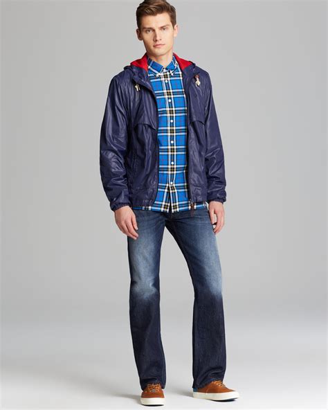 Lyst Fred Perry Ripstop Heritage Jacket In Blue For Men