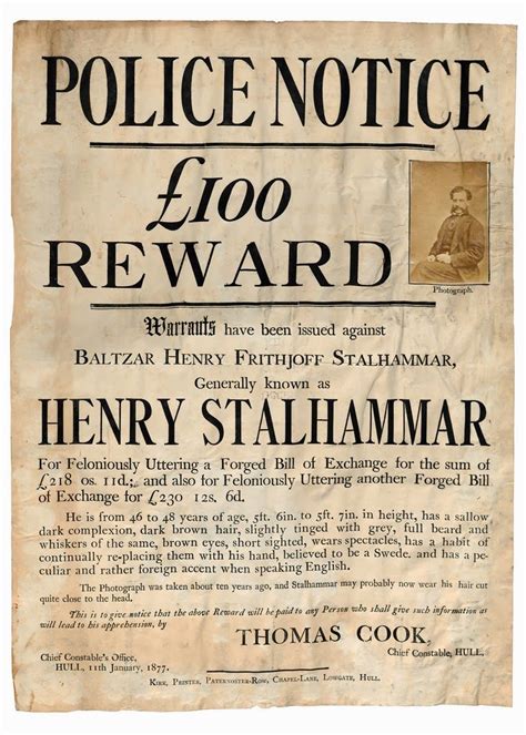 The Passion Of Former Days Wanted Posters Of The 19th Century With