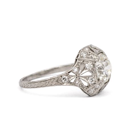 Vintage Art Deco Diamond Ring Sandlers Diamonds And Time Columbia Sc