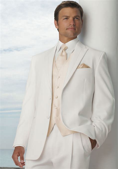 Vestir De Acordo Com A Cerim Nia White Wedding Suit White Wedding Suits For Men Wedding