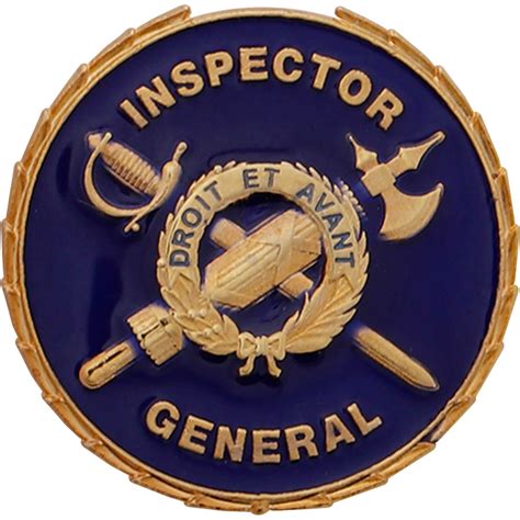 Army Lapel Inspector General Pin On Rank And Insignia Military Shop