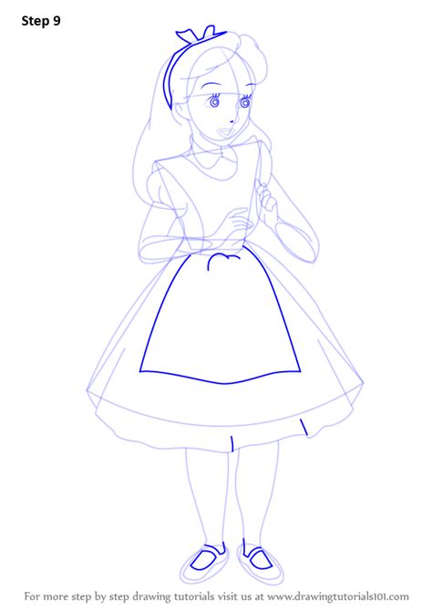 Learn How To Draw Alice From Alice In Wonderland Alice In Wonderland