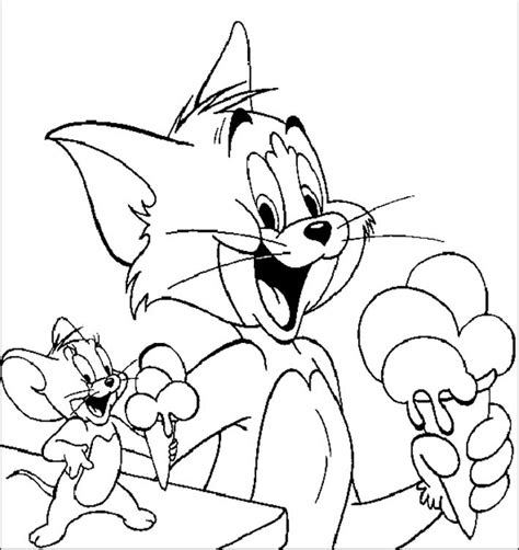 Tom Jerry Para Colorear Divertirse Con Los Ni Os