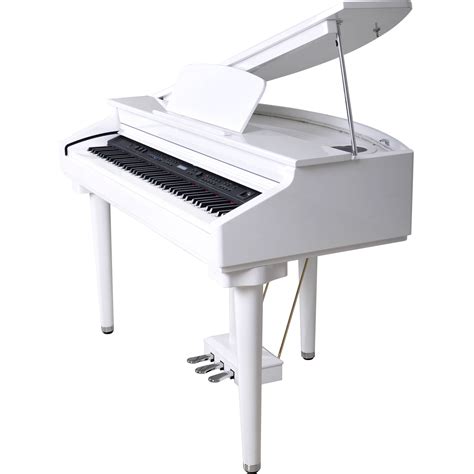 Artesia Dg 55 Digital Micro Grand Piano With Weighted Dg 55 Gw