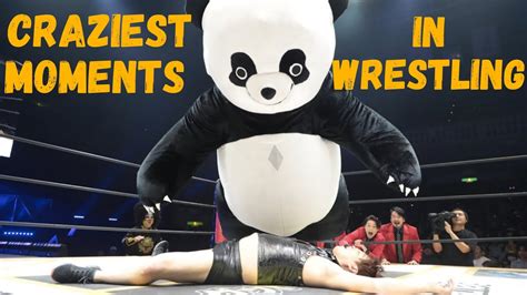 CRAZIEST Moments In Wrestling YouTube