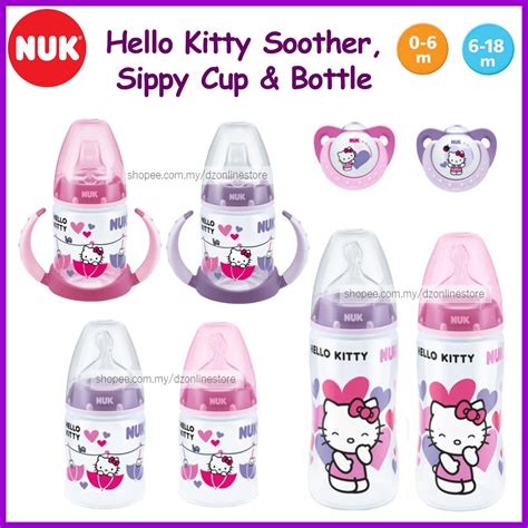 Nuk Premium Choice Hello Kitty Set Bottle Soother Pacifier Sippy Cup