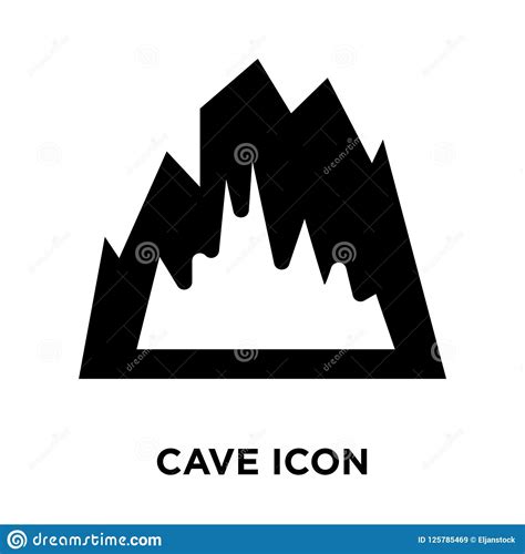 Cave Icon Vector Isolated On White Background Logo