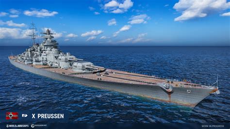 Supertest German Tier X Battleship Preussen