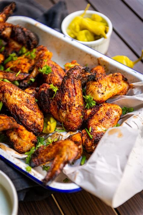Buttermilk Brined Grilled Chicken Wings - Girl Carnivore
