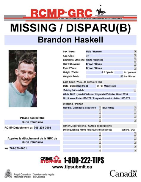Police Locate Missing Marystown Man 1001 Bayfm