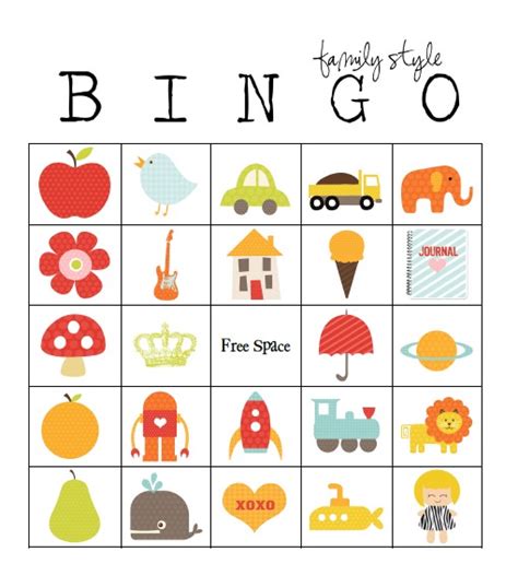 Each bingo board features 16 different beginning letter pictures for children to cover. 49 Printable Bingo Card Templates | Tip Junkie