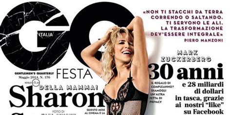 Sharon Stone Poses In Skimpy Lingerie For GQ Italia At Age HuffPost