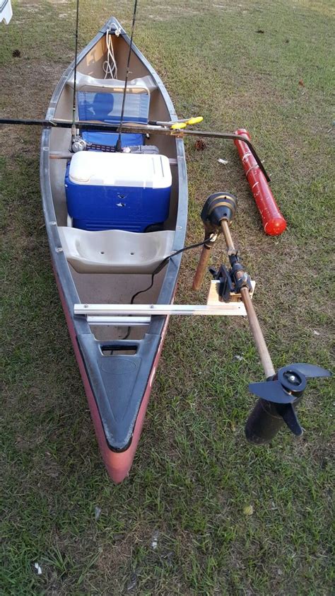 My Canoe Setup Trolling Motor Canoe Fishing Kayak Fishing Kayaking