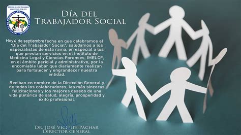 Día Del Trabajador Social Instituto De Medicina Legal Y Ciencias