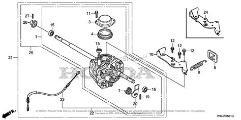 Honda Hrx217k5 Hzaa Lawn Mower Usa Vin Maga 2000001 Parts Diagram