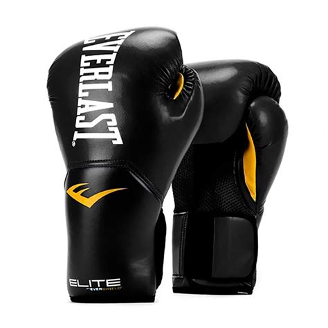 Everlast Elite Pro Style Leather Training Boxing Gloves Size 14 Ounces