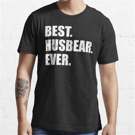 Best Husbear Ever Gay Bear Pride T Shirt T Shirt By Sleazoid