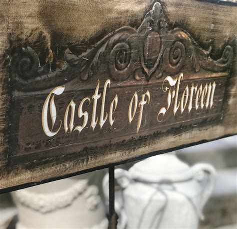 Murder Mystery Sign Printable Castle Of Floreen Sign Etsy