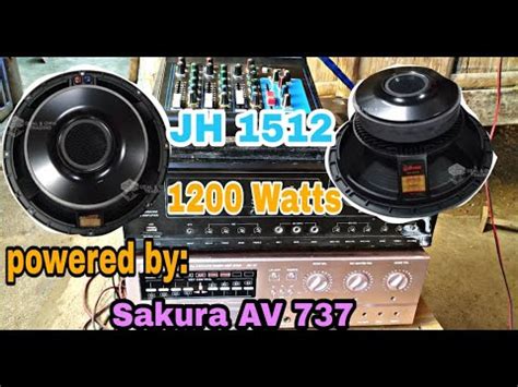 Ito yung mini sound test ng mga speaker click here: Sakura AV 737 Pwersa Ng Integrated Amplifier, Loaded Ng ...