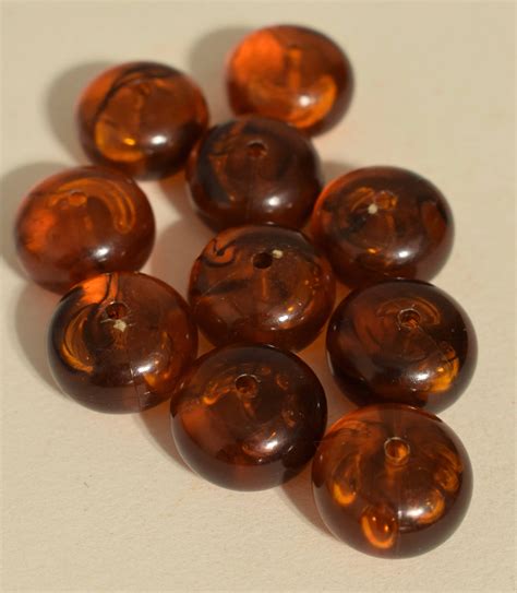 Beads African Moroccan Amber Color Resin Round Vintage Beads Jewelry Necklace Resin Beads