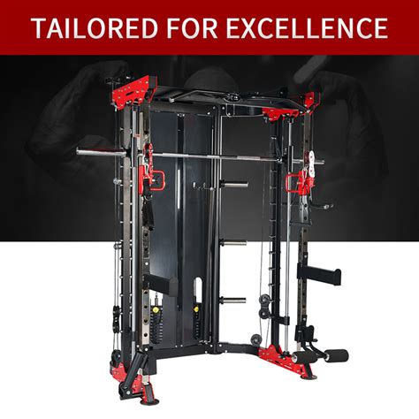 Monster Power Rack Multi Functional Trainer And Smith Machine Combo For