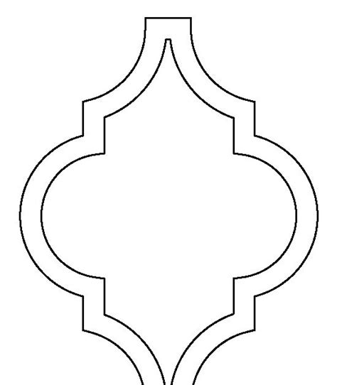 Moroccan Pattern Use The Printable Outline For Crafts Creating